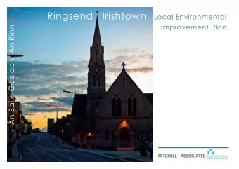 Ringsend   Irishtown  Local Environmental  Improvement Plan  An Baile Gaelach  An Rinn  Study Area