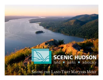 Scenic Hudsons Mission Area  Hudson Valley