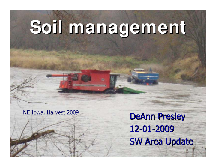 soil management soil management