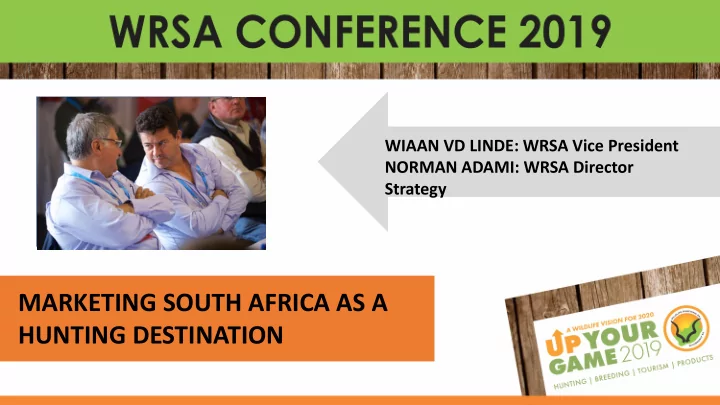 marketing south africa as a