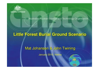 Little Forest Burial Ground Scenario  Little Forest Burial Ground Scenario  Mat Johansen &amp; John