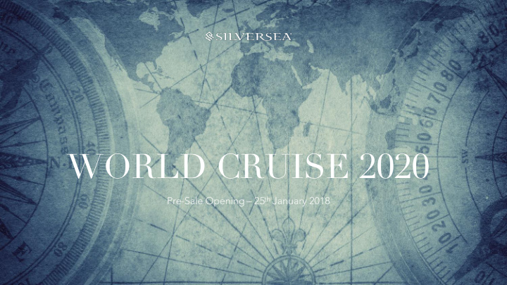 world cruise 2020