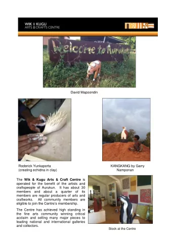 David Mapoondin  Roderick Yunkaporta