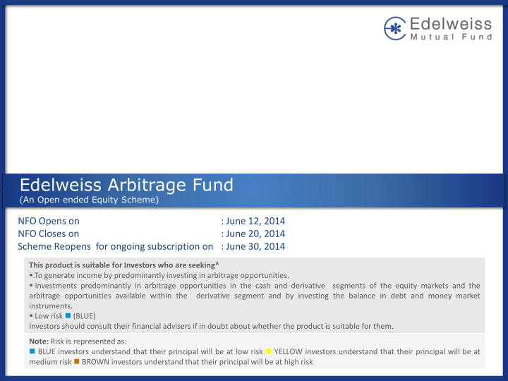 edelweiss arbitrage fund