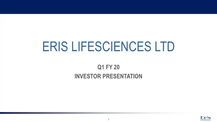 eris lifesciences ltd