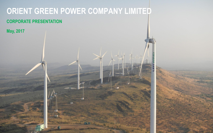 orient green power company limited