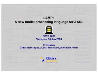 Ellidiss  Technologies  w w w . e l l i d i s s . c o m  Ellidiss  Technologies  Model Processing