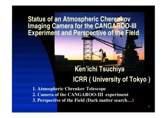 Status of an Atmospheric Cherenkov  Imaging Camera for the CANGAROO-III  Experiment and Perspective
