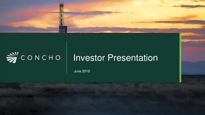 investor presentation