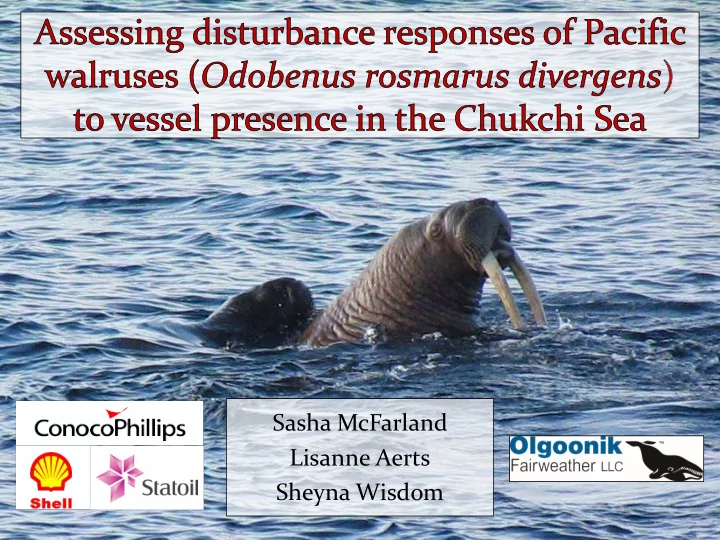 sasha mcfarland lisanne aerts sheyna wisdom the chukchi