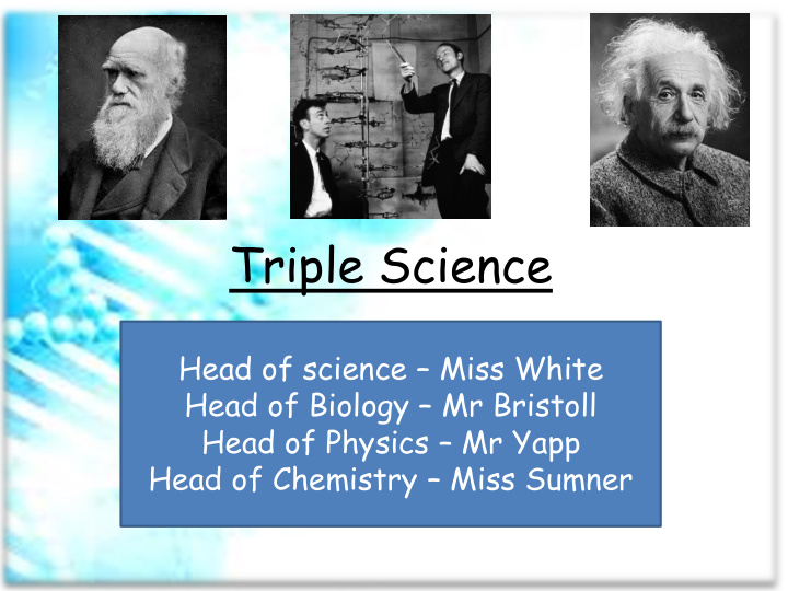 triple science