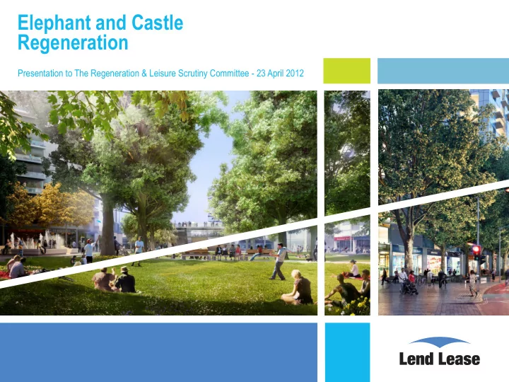 elephant and castle regeneration