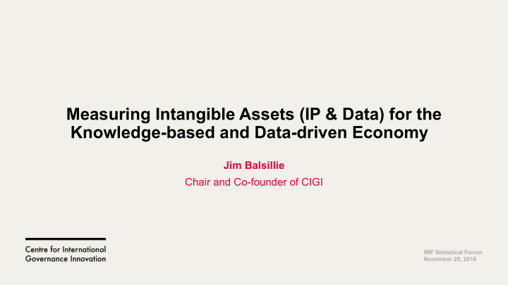 measuring intangible assets ip data for the knowledge