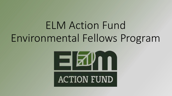 elm action fund