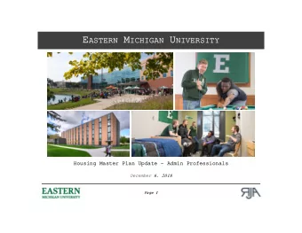 Agenda  December 6, 2018    Work Plan    Focus Group Feedback    Competition Assessment  o