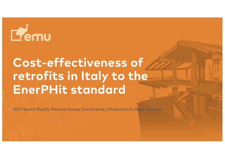 cost effectiveness of retrofits in italy to the enerphit