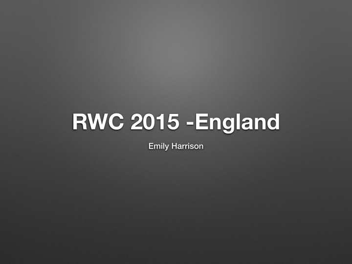 rwc 2015 england