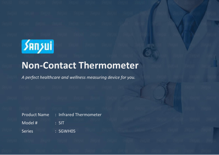 non contact thermometer