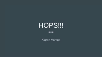 HOPS!!!  Kieren Vercoe  Recipes  Malt  Best Malz Pilsen 66.5%  West Coast  Maris Otter 19%  Best