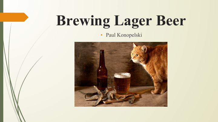 brewing lager beer