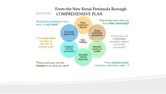 From the New Kenai Peninsula Borough  COMPREHENSIVE PLAN  Kenai Peninsula  Agriculture Initiative