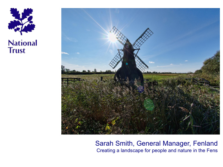 sarah smith general manager fenland