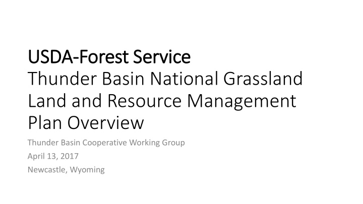 us usda fo forest service thunder basin national
