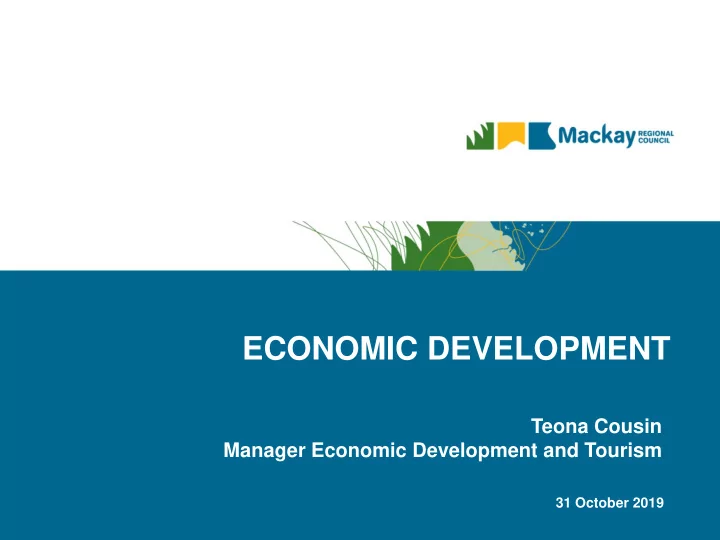 economic development
