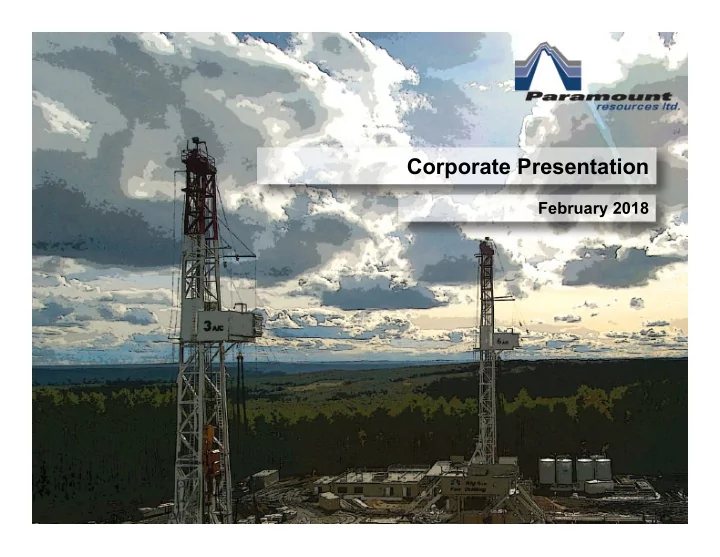 corporate presentation