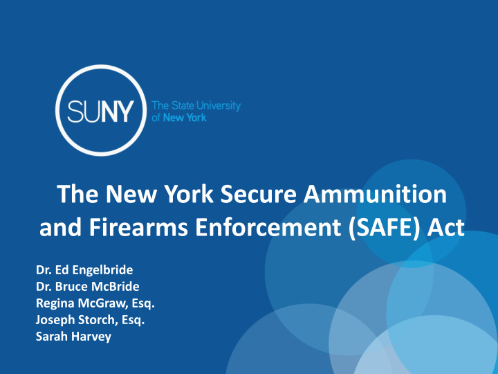 the new york secure ammunition and firearms enforcement