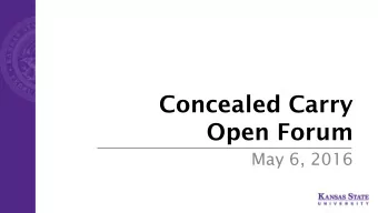 Open Forum  May 6, 2016  Work Group Charge  To recommend policies and procedures to the  President,