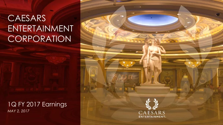 caesars entertainment corporation