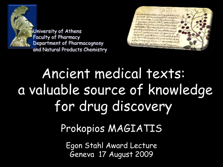 ancient medical texts a valuable source of knowledge for