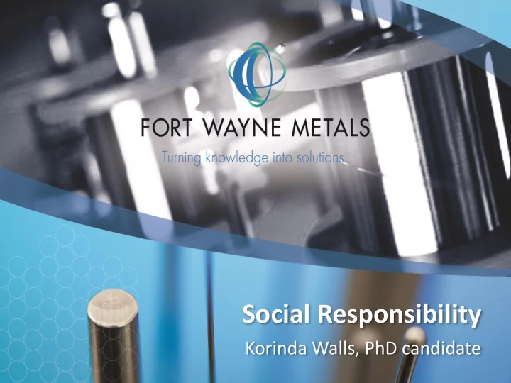 social responsibility