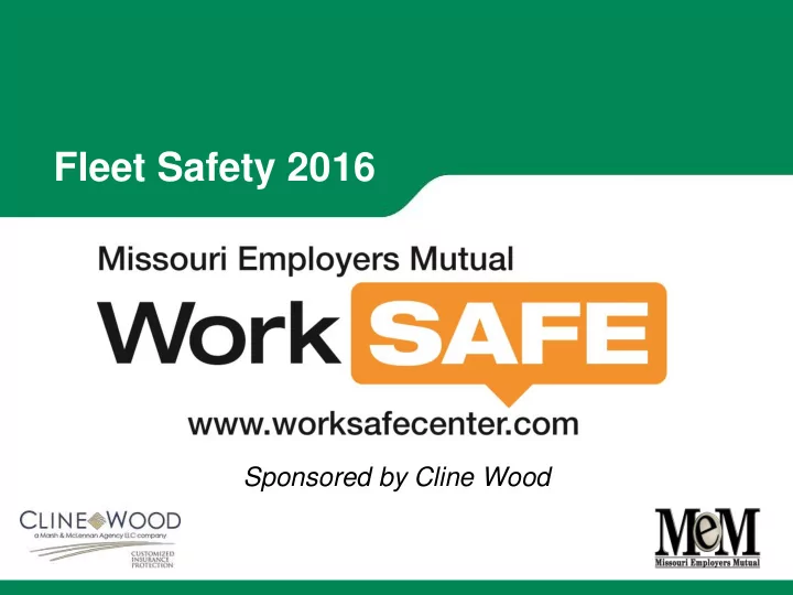 fleet safety 2016