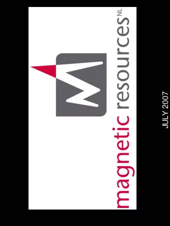 JULY 2007  FORWARD LOOKI NG  STATEMENTS  This presentation contains forecasts and  forward looking