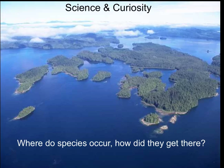 how do we study mammal occurrence informa8on
