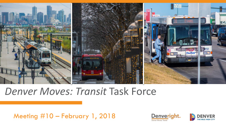 denver moves transit task force