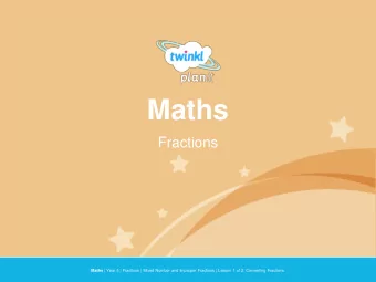 Maths  Fractions Maths | Year 5 | Fractions | Mixed Number and Improper Fractions | Lesson 1 of 2:
