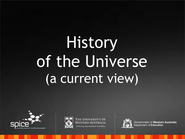history of the universe