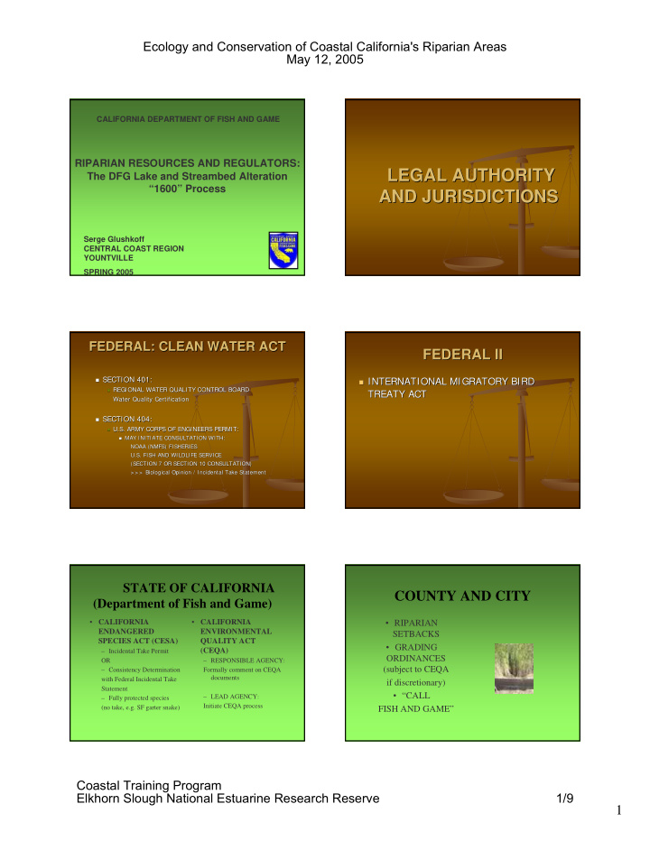 legal authority legal authority