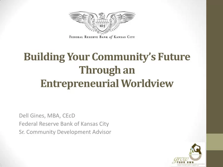 building your community s future through an