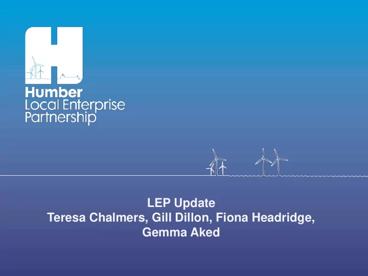 gemma aked the local industrial strategy