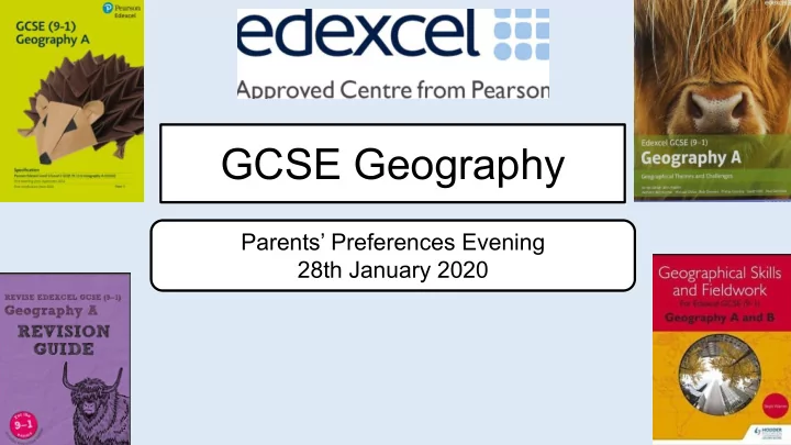 gcse geography