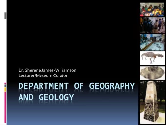 DEPARTMENT OF GEOGRAPHY  AND GEOLOGY  THE De La BECHE  BUILDING  UNITS AND CENTRES  Earthquake