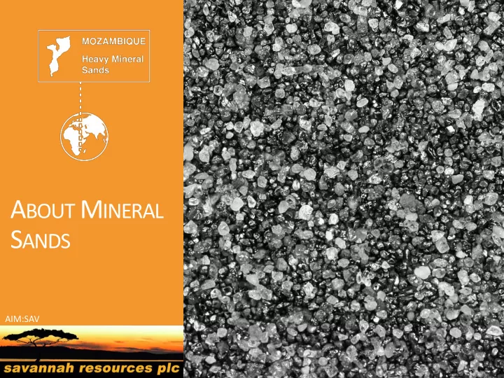 what are heavy minerals