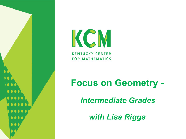focus on geometry