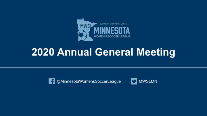 2020 annual general meeting