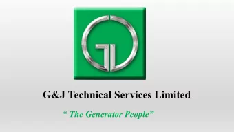 G&amp;J Technical Services Limited   The Generator People  LEADERSHIP  Mrs. Mary Asiedu  Mr.