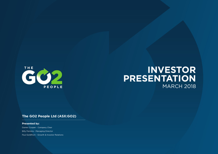 investor presentation